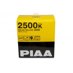 Autožárovky PIAA Solar Yellow 2500K H7 - žluté světlo do extrémních podmínek