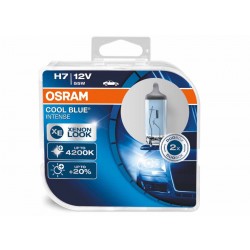 Žárovky Osram Cool Blue Intense H7 - studená bílá barva světla