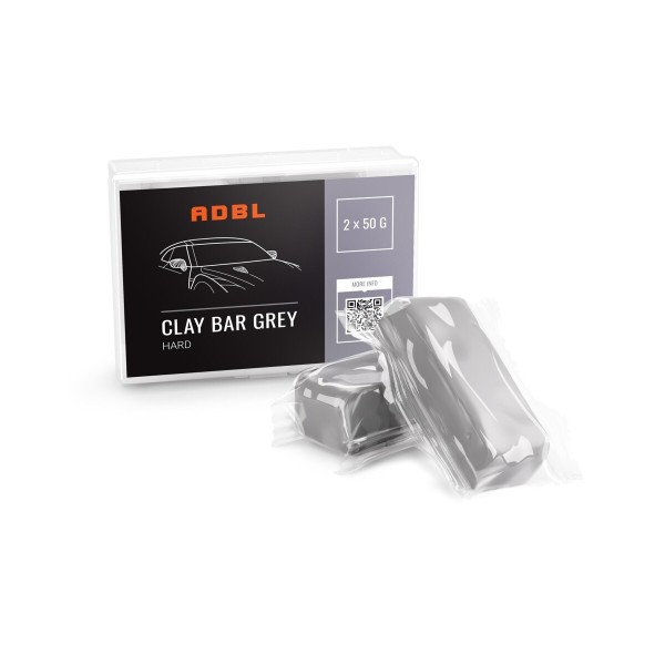 ADBL - Tvrdý Clay bar Grey 2x50g