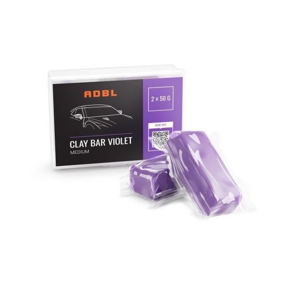 ADBL - Středně tvrdý Clay bar Violet 2x50g