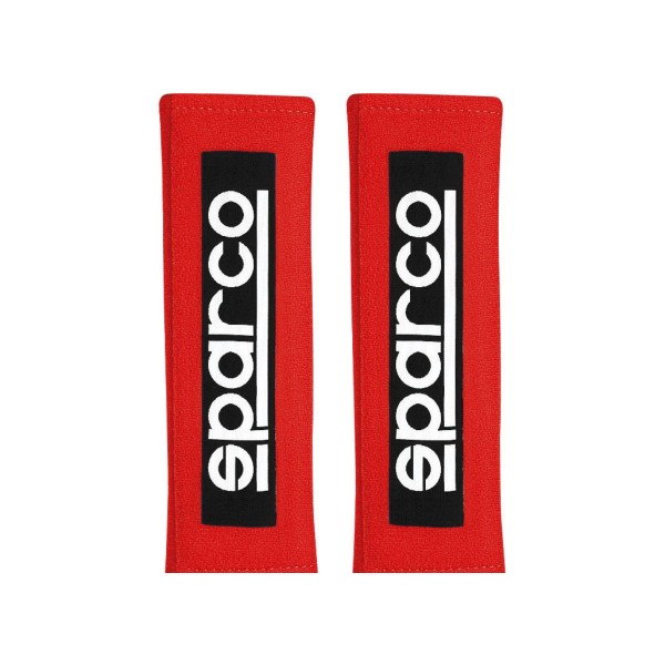 Sparco návleky na pásy šířka 76 mm, barva: červená