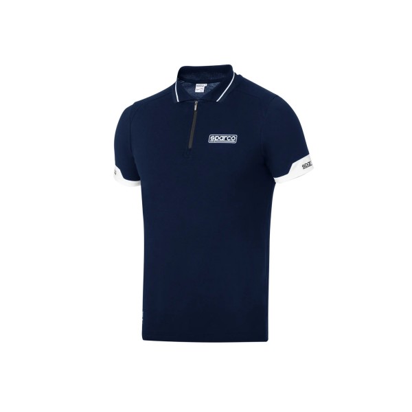 Sparco polokošile ZIP, barva: modrá