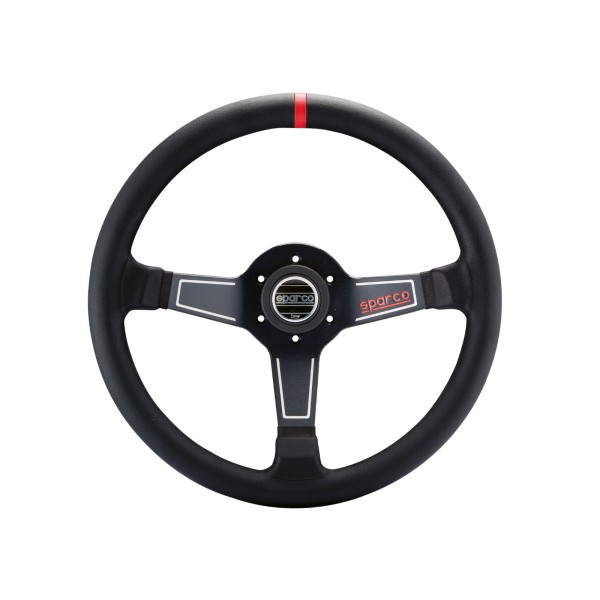 Sparco L575 Nero sportovní volant 350 mm, materiál věnce: kůže