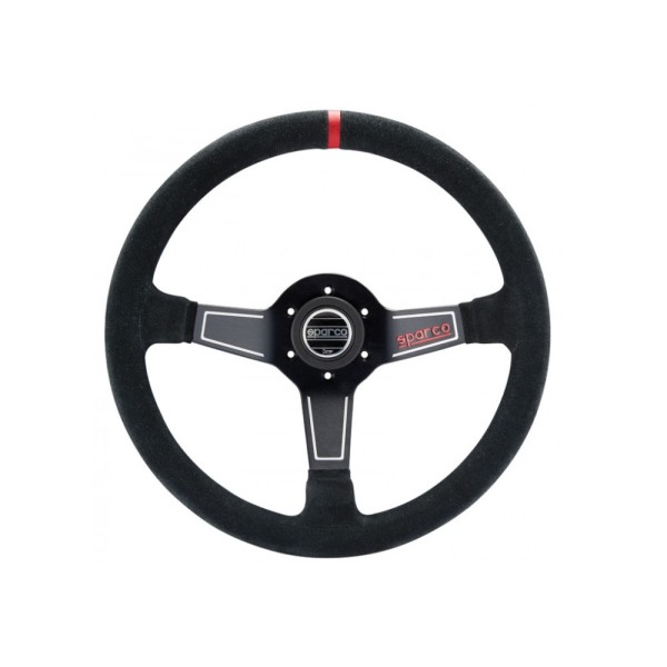 Sparco L575 Nero sportovní volant 350 mm, materiál věnce: semiš