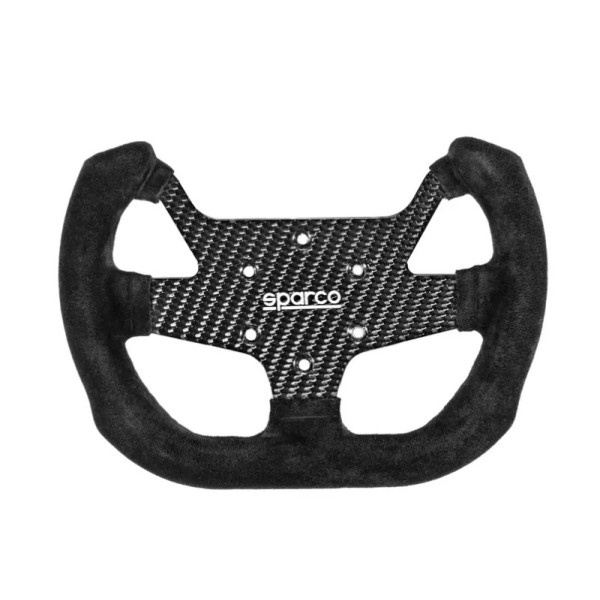 Sparco F-10 závodní volant 270mm, materiál: karbon, semiš, rozteč děr: 6x70mm