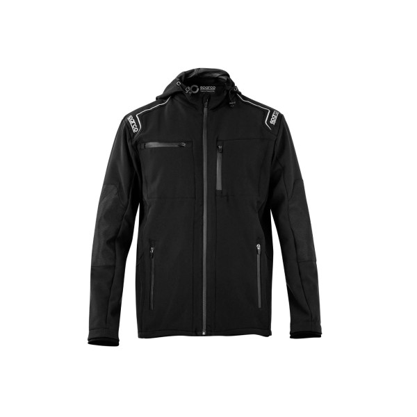 Sparco pracovní softshell bunda Seattle, barva: černá