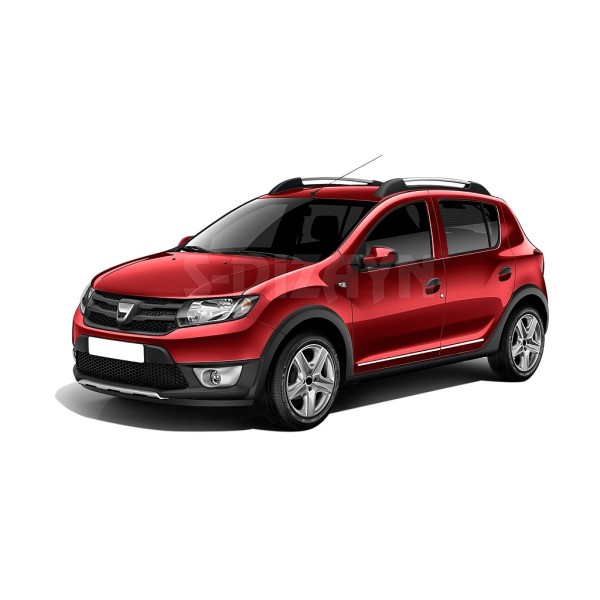 Nerez + ABS lišty dveří Dacia Sandero Stepway II