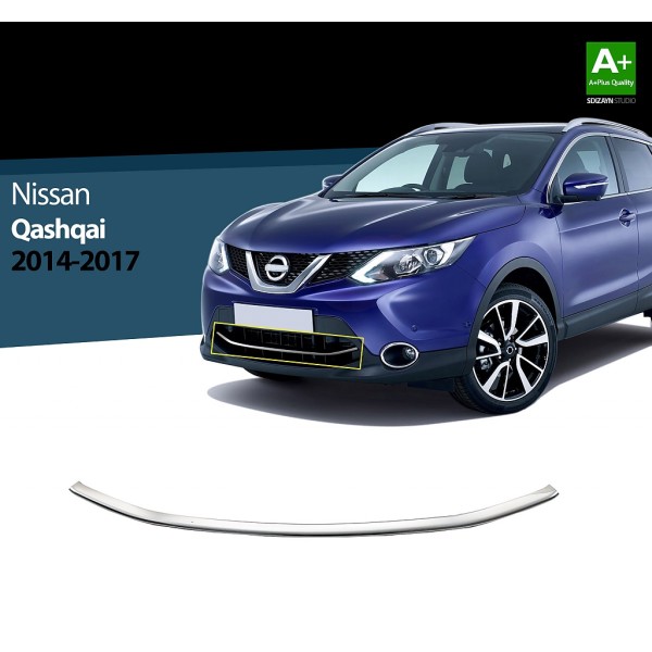 Nerez lišta předního nárazníku Nissan Qashqai II