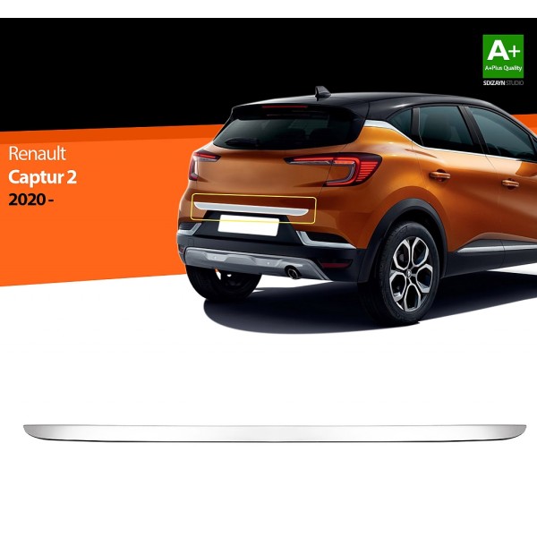 Nerez dekorační lišta nad SPZ Renault Captur II