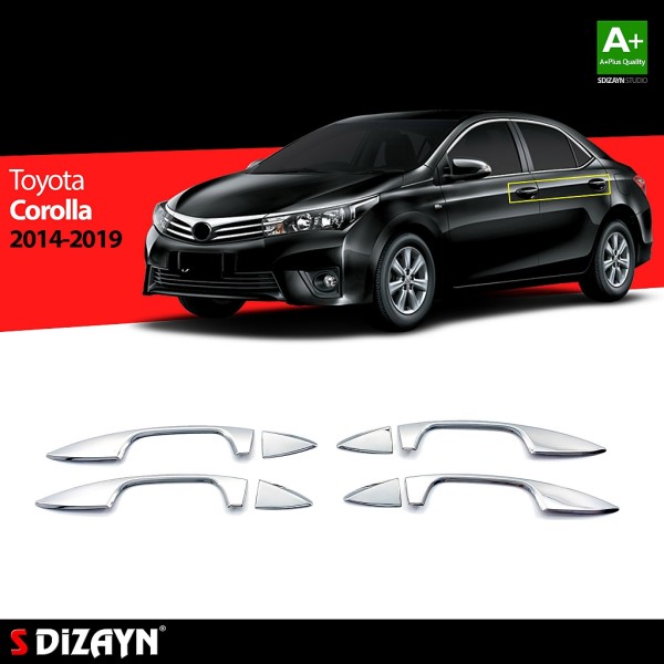 Nerez kryty klik Toyota Corolla E170 - 8 ks