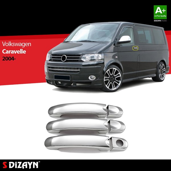 Nerez kryty klik Volkswagen T5 Caravelle - 6 ks