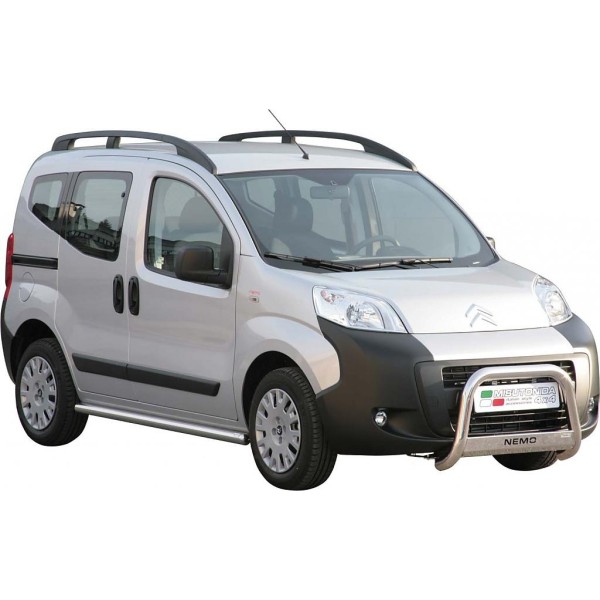 Citroen Nemo nerezový přední ochranný rám 63mm