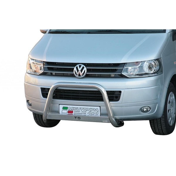 Volkswagen T5 nerezový přední ochranný rám 63mm