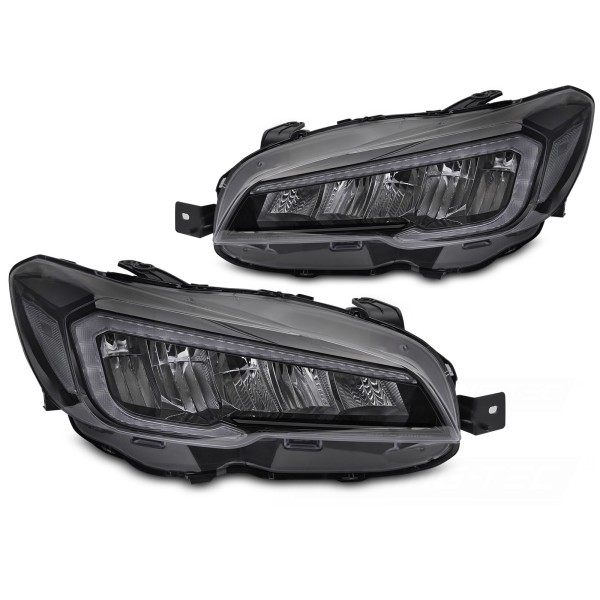 SUBARU WRX 2014-2022 - přední LED světla TUBE LIGHT černá