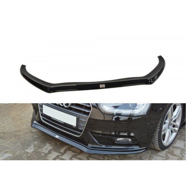 Maxton Design splitter V.2 pod originální přední nárazník Audi A4 (B8) facelift (2011-2015)