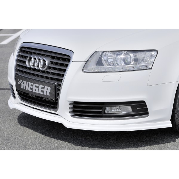 Rieger spoiler pod přední nárazník pro Audi A6 4F avant, sedan po faceliftu, r.v. 10/08-08/11, plast ABS bez povrchové úpravy