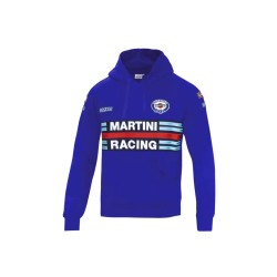 Sparco mikina s kapucí Martini Racing, barva: modrá