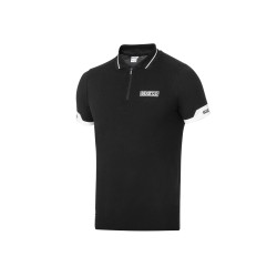 Sparco polokošile ZIP, barva: černá