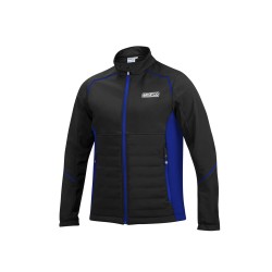 Sparco softshell bunda, barva: černomodrá