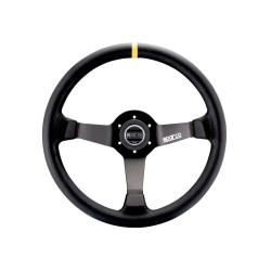 Sparco R345 závodní volant 350 mm, materiál věnce: kůže