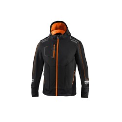 Sparco technická softshell bunda York, barva: černo-oranžová