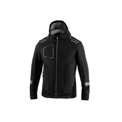 Sparco technická softshell bunda York, barva: černo-šedá