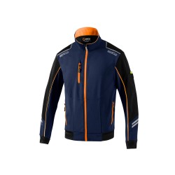 Sparco technická softshell lehká bunda, barva: modro-oranžová