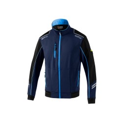 Sparco technická softshell lehká bunda, barva: modrá-tmavě modrá