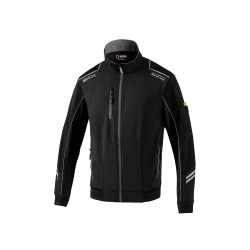 Sparco technická softshell lehká bunda, barva: černo-šedá