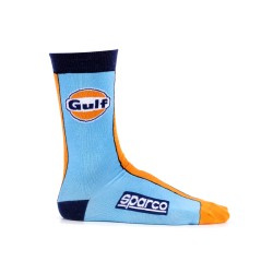 Sparco ponožky Gulf, barva modro-oranžová, velikost 36-40