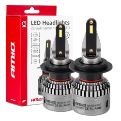 LED žárovky hlavního svícení K3 H7 12V 6000K canbus