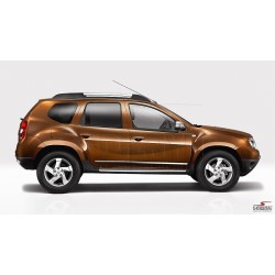 Nerez + ABS lišty dveří Dacia Duster I