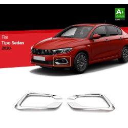 Nerez rámečky mlhovek Fiat Tipo Sedan FL - lesklý chrom