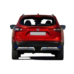 Nerez zadní difuzor Nissan Qashqai II FL