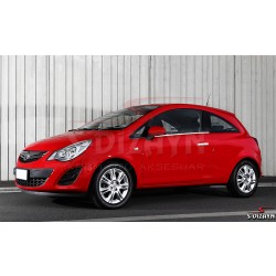 Nerez kryty klik Opel Corsa D - 4 ks