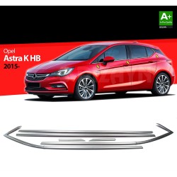 Nerez lišty spodní hrany oken dveří Opel Astra K Hatchback