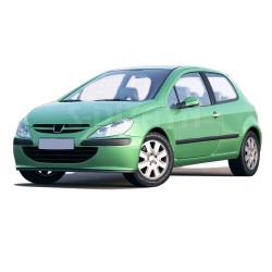 Nerez kryty klik Peugeot 307 - 4 ks