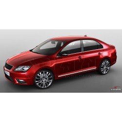 Nerez + ABS lišty dveří Seat Toledo KG