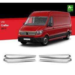 Lišty přední masky - nerez Volkswagen Crafter II