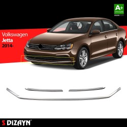 Nerez lišty nárazníku Volkswagen Jetta A6 FL