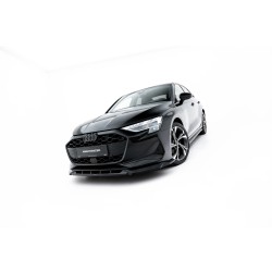 Audi A3 8Y Facelift Sedan 2024->, spoiler pod přední nárazník, Maxton design