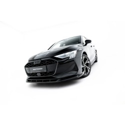 Audi A3 8Y Facelift Sedan 2024->, spoiler pod přední nárazník ver.2, Maxton design