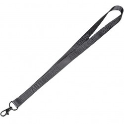 Auto Finesse Luxury Embossed Lanyard Long V2 Charcoal Grey