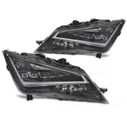 Seat Leon III 5F 2012-2016 - přední FULL LED světla DRL