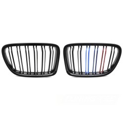 BMW X1 E84 2009-2014 - Přední maska černá lesklá double bar s trikolórou