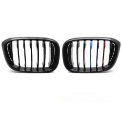 BMW X3 G01 2017-2021 - Přední maska černá lesklá s trikolórou