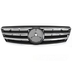 Mercedes třídy C W203 / S203 2000-2007 - Přední maska černá s chromem