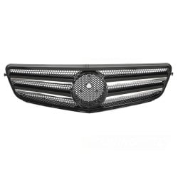 Mercedes třídy C W204 / S204 2007-2014 - Přední maska černá s chromem