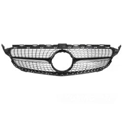 Mercedes třídy C C205/A205 2015-2018 - Přední maska DIAMOND černá s chromem