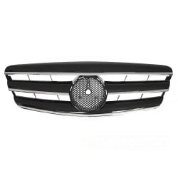 Mercedes třídy S W221 2005-2009 - Přední maska černá s chromem